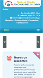 Mobile Screenshot of idiomasdelmundo.edu.pe